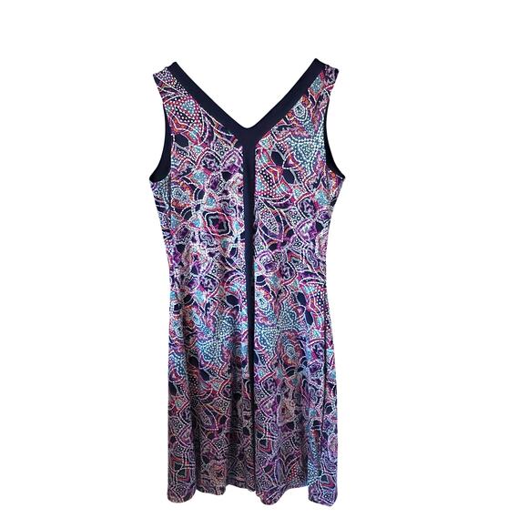 Title Nine Womens Colorful Geometric Print Dream Dress Size Medium Athletic - Picture 3 of 4